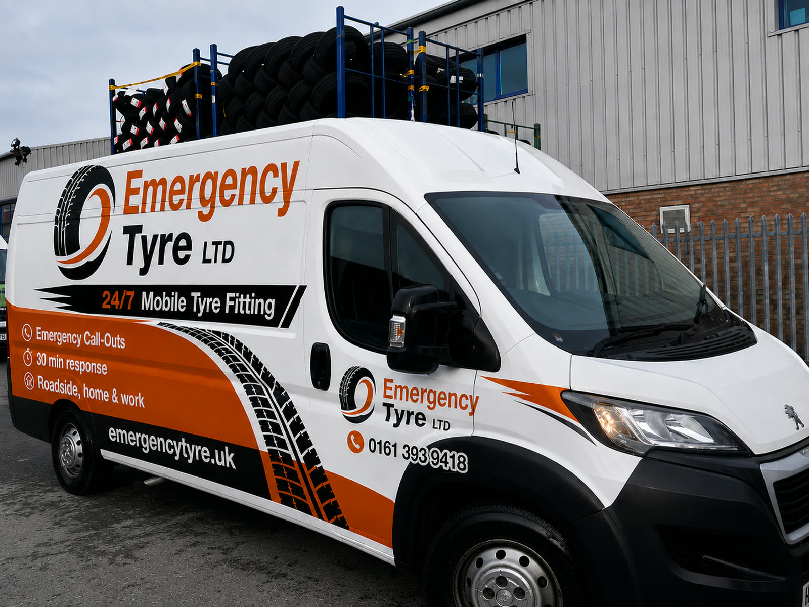 Emergency Tyre LTD 24/7 mobile tyre fitting service van